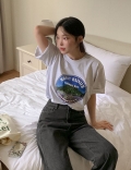 半袖プリントTシャツ 74441