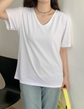 UVネックTシャツ 75889