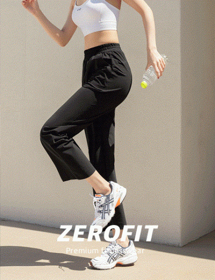 ZERO FIT スリムワイドパンツ70283