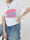 プリント半袖Tシャツ 75370