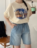 ルーズフィット半袖Tシャツ 75245