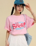 ルーズフィットプリントTシャツ 74888